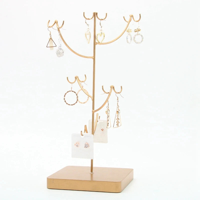 Metal Jewelry Organizer Stand for Necklace, Earrings & Accessories