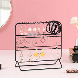 Metal Jewelry Stand Organizer Necklace Earring Holder