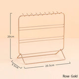 Metal Jewelry Stand Organizer Necklace Earring Holder