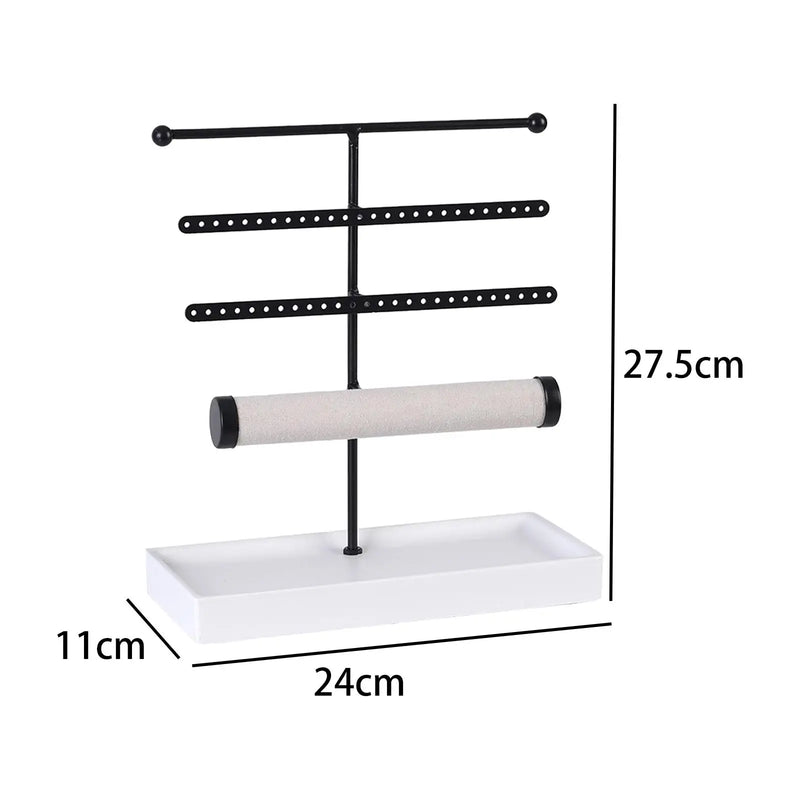 5 Tier Earring Holder Jewelry Organizer - Necklace Earring Stand