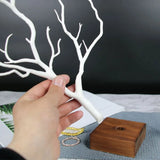 Small Jewelry Stand Tree Organizer with Wooden Base