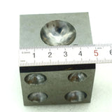 Steel Dapping Block Square Punch Jewelry Metal Forming Tool