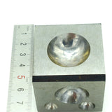 Steel Dapping Block Square Punch Jewelry Metal Forming Tool