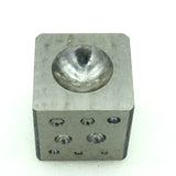 Steel Dapping Block Square Punch Jewelry Metal Forming Tool