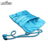Chinese Wind Silk Jewelry Organizer Travel Pouches Embroidery Bird Roll Bag