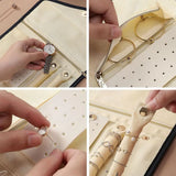 Velvet Jewelry Storage Bags Beauty Organizer Container Travel Portable