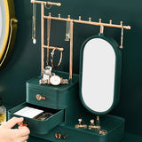 Jewelry Storage Box with High Definition Mirror