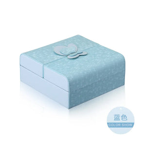 Jewelry Storage Box Display Earring Organizer Necklace Casket