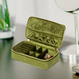 Jewelry Storage Box Dual Zippers Storage Case for Necklaces Bracelets