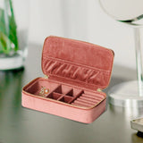 Jewelry Storage Box Dual Zippers Storage Case for Necklaces Bracelets