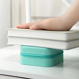 Leather Jewelry Storage Box Travel Case Organizer