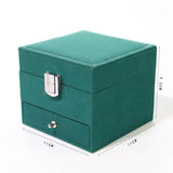 Retro Jewelry Storage Box with Lock