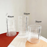 Rotating Plastic Jewelry Storage Box Organizer with Cover