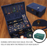 Jewelry Storage Box Necklaces Ear Studs Organizer Case