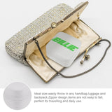 Jewelry Storage Box Portable Leather Necklace Earrings Rings