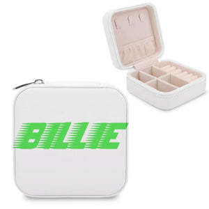 Jewelry Storage Box Portable Leather Necklace Earrings Rings