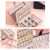 Jewelry Storage Box Travel Organizer Ring Earring Necklace Showcase