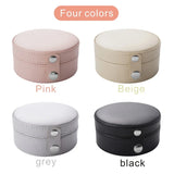 Double Layer Jewelry Travel Organizer Case - Earrings Necklace Ring Storage