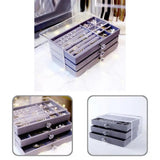 Waterproof Jewelry Storage Box Space Saving Display Box