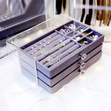 Waterproof Jewelry Storage Box Space Saving Display Box