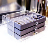 Waterproof Jewelry Storage Box Space Saving Display Box