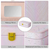 Women's Jewelry Storage Box PU Leather