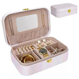 Women's Jewelry Storage Box PU Leather