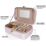 Women's Jewelry Storage Box PU Leather