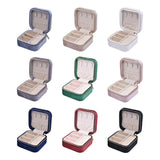 Zipper 2 Layer Jewelry Storage Box with Removable Divider