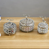 Jewelry Storage Box Earrings Necklace Organizer Keepsake Gift