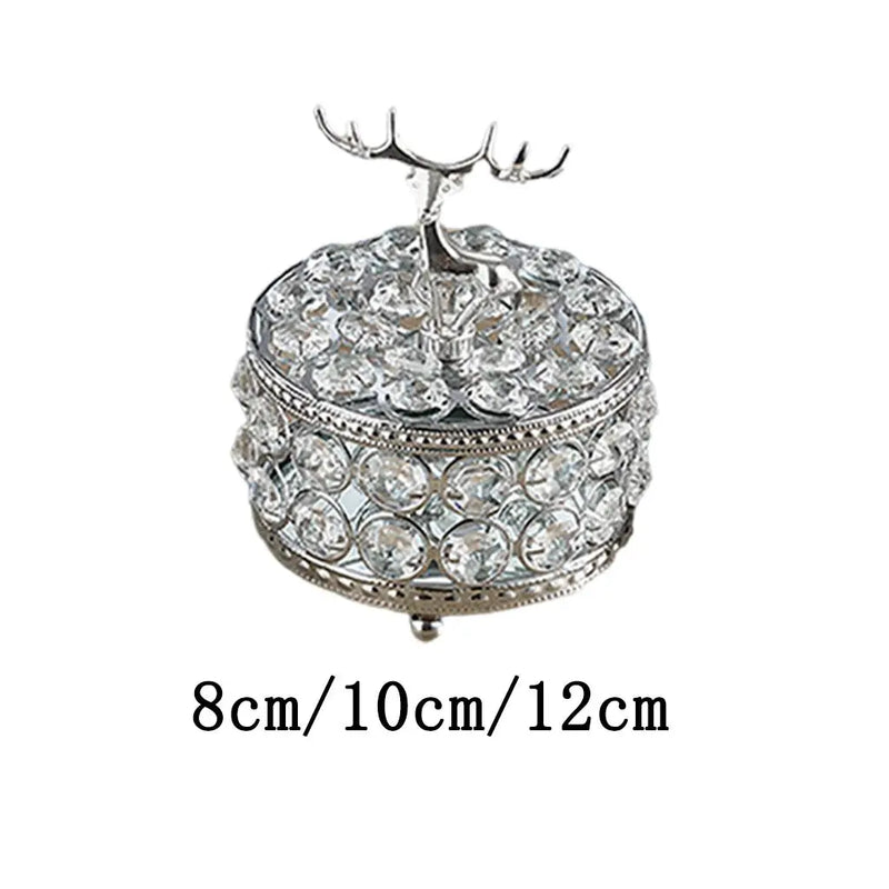 Jewelry Storage Box Earrings Necklace Organizer Keepsake Gift