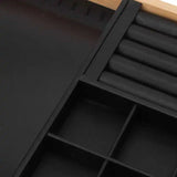 3-in-1 Stackable Jewelry Tray with Solid Wood Board