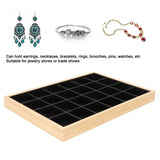24 Grid Jewelry Storage Display Tray for Rings Earrings Bracelets