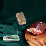 Portable Mini Jewelry Box Display Case Organizer Home Travel Girl Retro Gift 3