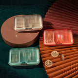Portable Mini Jewelry Box Display Case Organizer Home Travel Girl Retro Gift 3