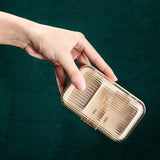Portable Mini Jewelry Box Display Case Organizer Home Travel Girl Retro Gift 3