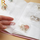Foldable Jewelry Storage Book Album Display Stand