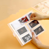 Jewelry Storage Organizer Book with Sealing Bags Transparent