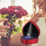 LED Jewelry Storage Pouch for Proposal Engagement