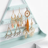 Hangable Jewelry Storage Rack Earring Necklace Display Holder