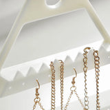 Hangable Jewelry Storage Rack Earring Necklace Display Holder