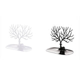 Desktop Jewelry Accessory Organizer Tree Shape Rack With Sitting Deer