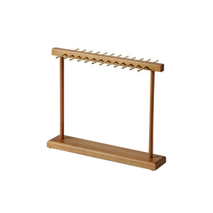 Jewelry Storage Shelf Dual Row Earrings Necklace Pendant Bracelet Display Rack