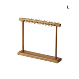 Jewelry Storage Shelf Dual Row Earrings Necklace Pendant Bracelet Display Rack