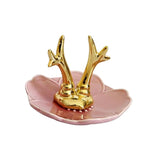 Ceramic Jewelry Storage Tray Large Capacity Earrings Holder Stand