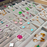 Jewelry Storage Tray Organizer Earring Holder Display Stand
