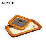 Wood Jewelry Storage Tray Organizer Necklace Earrings Ring Bracelet Display