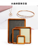 Wood Jewelry Storage Tray Organizer Necklace Earrings Ring Bracelet Display