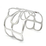 Punk Style Stainless Steel Wide Bangle