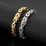 Men's Stainless Steel Geometric Bracelet Golden